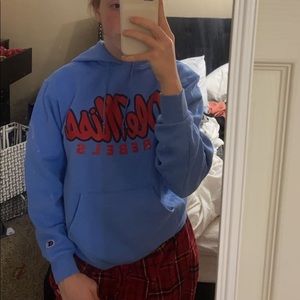 ole miss rebels blue sweatshirt
